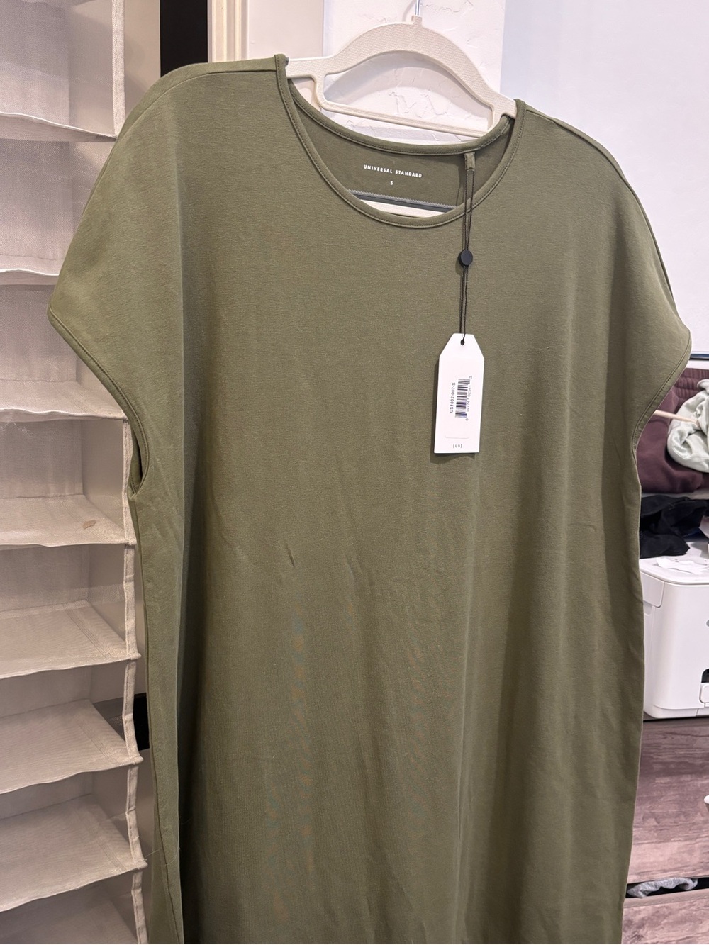 Universal Standard Olive Green Midi Dress